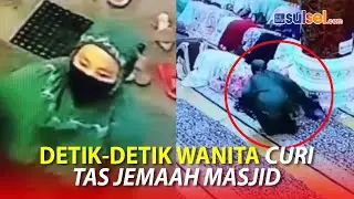 Viral Detik-detik Wanita Curi Tas Jemaah Masjid Al Hakim Padang, Sudah 5 Kali Beraksi