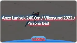 Anze Lanisek 240.0m / Vikersund 2022 / Trial Round / Personal Best