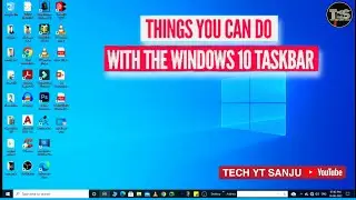 Taskbar Hidden Tricks do yo know ? |  Amazing Things you can do with the taskbar - Techytsanju