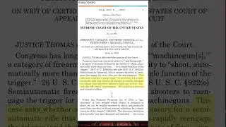 Bump Stock Ban Overturned #scotus