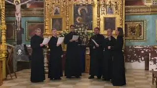 Господи,  спаси благочестивыя;  трисвятое.  Музыка: протод. Пётр Козловский