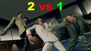 Majima & Saejima vs Ichiban (2v1) - No Party Members, No Items, No Poundmates, Freelancer - Yakuza 7