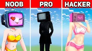 Minecraft BATTLE - NOOB vs PRO vs HACKER 🚽 Skibidi Toilet Pixel Art Collection #16