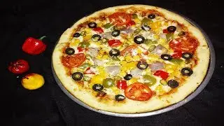 চুলায় তৈরি ভেজিটেবল পিঁজা || Bangladeshi Vegatable Pizza Recipe || Pizza Recipe On stove