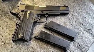 WE Airsoft 1911 Type B unboxing and testing #airsoft