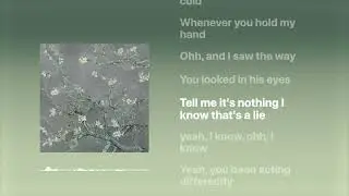 Jvke - save your breath (Lyrics)
