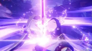 [EN] Lumine fights Raiden Shogun Pt1 cutscene (Genshin Impact)