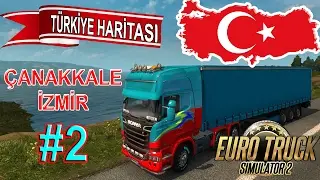 TÜRKİYE HARİTASI / ÇANAKKALE-İZMİR / ETS 2