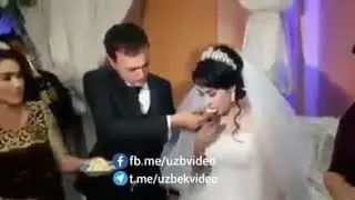 Ударил невесту