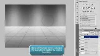 Create a 3D stage in Photoshop