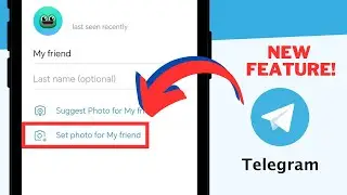 How to Change Profile Photo for Your Contacts on Telegram | NEW TELEGRAM FEATURE