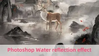 Pphotoshop Reflection in water effect, ps tutorials.