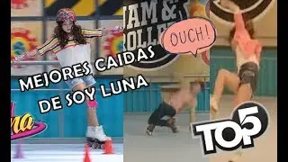 TOP 5- LAS CAIDAS MAS FUERTES DE SOY LUNA ( GRABACIONES)