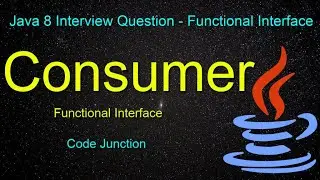 Consumer Functional Interface || Java 8 Interview Question