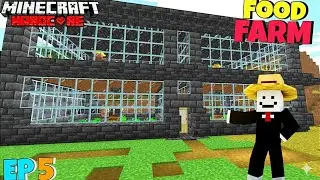 I Built an OP🤩 AUTOMATIC Food Farm in Hardcore! (EP 5)