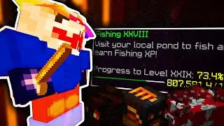 This skill has the most scuffed progression, but it's fun... (Hypixel Skyblock)
