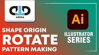 Shape Origin Rotate  - Pattern Making  | Illustrator Series