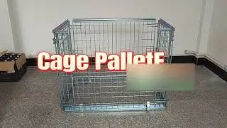 How to fold a cage pallet？