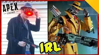 Pathfinder Animation In Real Life!! (Fight Night Skin) - Apex Legends IRL #3