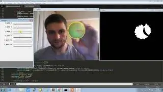Object tracking by color (Python+OpenCV)
