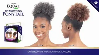 Freetress Equal Drawstring ponytail - Afro Puff Small