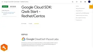 Qwiklabs | Google Cloud SDK: Qwik Start - Redhat/Centos [GSP122]