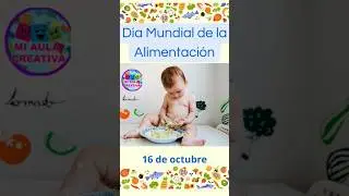 Día Mundial de la Alimentación🍎🍅🍌🥕🍉    #miaulacreativa