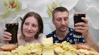 МУКБАНГ ЧИПСЫ С ПЕПСИ ЧЕЛЛЕНДЖ НЕ ЗАПЕЙ 👏