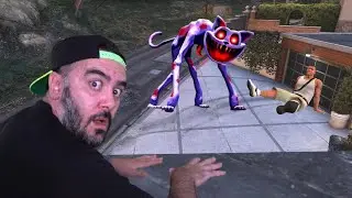 CATNAP FRANKLINI YAKALADI YEMEK ISTIYOR - GTA 5 MODS