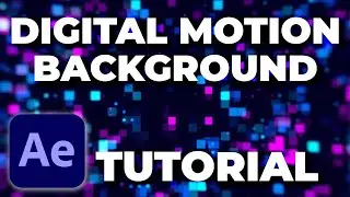 How to Create a Digital Motion Background - After Effects Tutorial