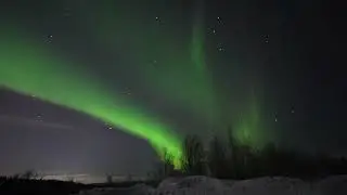 Охота на Северное сияние под Мурманском, 30 января 2022