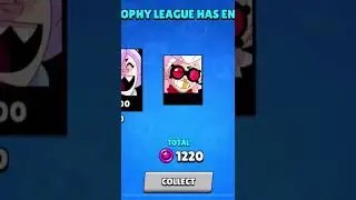 Trophy league season end #brawlstars