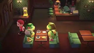 Kapp’n Brought His Whole Family to the Museum Cafe - ACNH 2.0