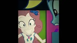 Rainbow dash got jump scare by pinky pie