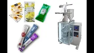 Фасовочно упаковочный автомат для жидких продуктов в пакет Liquid sachet packaging machine