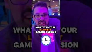 Longest gaming session? 👀 
