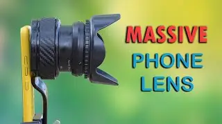 MASSIVE Mobile Camera Lens- Turn PHONE into DSLR 😯