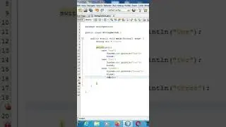 String Switch in Java #shorts