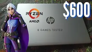Hp 255 G8 5500U Best Gaming Laptop Under $600 | 8 Games Tested 2022