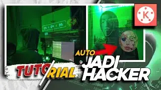 Mencari Bjorka Di Apk Kinemaster || Tutorial Bikin 3d Hologram Auto Jadi  Hacker Dengan Instan