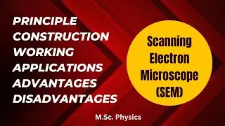 Scanning Electron Microscope| SEM| Principle| Construction| Working of SEM