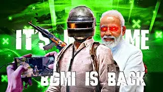 BGMI IS BACK - BGMI EDIT |  BGMI Unban | It's My Time | BGMI Unban Status | BGMI Status
