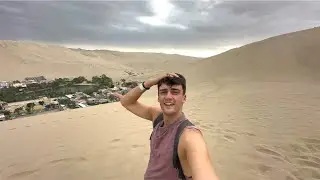 I climbed giant sand dunes solo in Peru 🇵🇪 