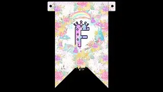 Birthday Banner/ Easy Tutorial/ DIY/ Banderines/ PicsArt
