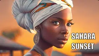 5 Hour Relaxing Music Sahara Sunset Meditation  Arabic Music Calming Music  Spa Massage Music