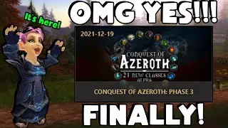 CHRISTMAS CAME EARLY!!! | WoW with 21 Custom Classes |Conquest of Azeroth Alpha Phase 3