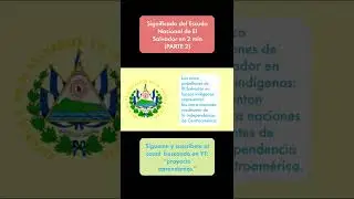 🔴 SIGNIFICADO del 👉 ESCUDO DE EL SALVADOR 🇸🇻 en ⏰️ 2 MIN (PARTE 2) 👈😱