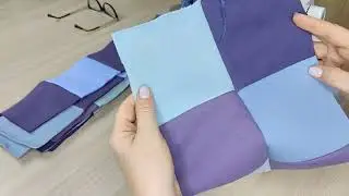✂️ Не выбрасываю даже мелкие обрезки ткани  Лоскутное шитье