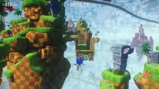 Sonic Frontiers Cyberspace 1-1 Unrestricted Speedrun 27.10