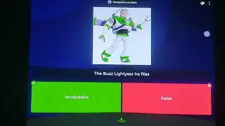 Kahoot do Toy story na TV iPad
